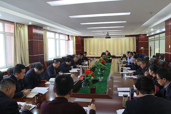 装备公司领导班子召开2018年度民主生活会