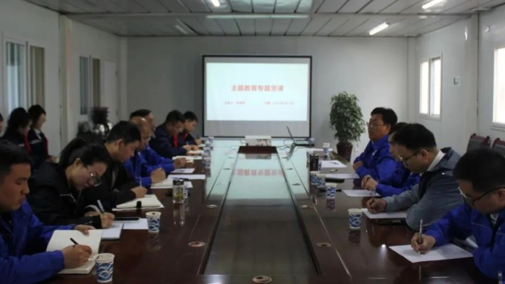 【主题教育】装备公司党委副书记、总经理朱龙祥讲授主题教育专题党课