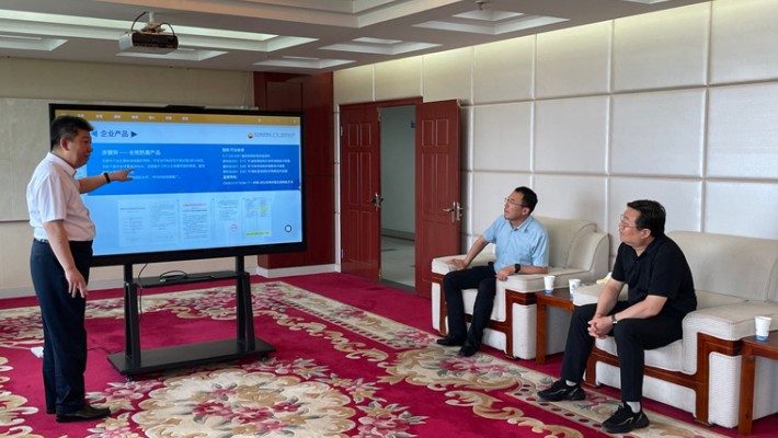 昆仑嘉达新能源、昆仑水燃宝公司董事长耿佳瑞莅临装备公司考察